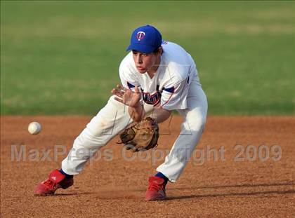 Thumbnail 2 in Naaman Forest vs Trinity Christian (Carrollton Diamond Classic) photogallery.