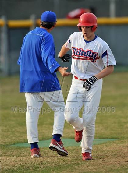 Thumbnail 2 in Naaman Forest vs Trinity Christian (Carrollton Diamond Classic) photogallery.