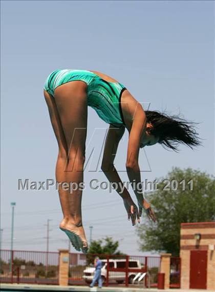 Thumbnail 2 in CIF SJS Girls Varsity Diving Finals photogallery.