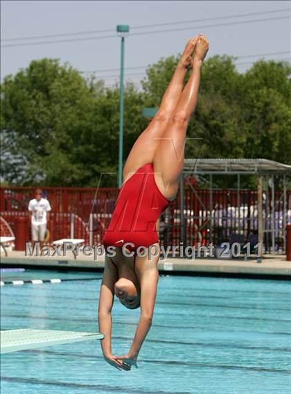Thumbnail 3 in CIF SJS Girls Varsity Diving Finals photogallery.