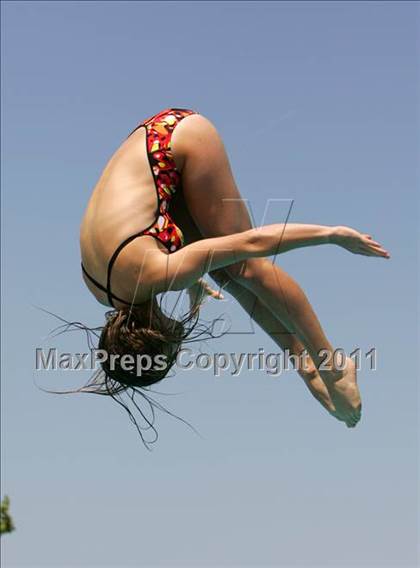 Thumbnail 3 in CIF SJS Girls Varsity Diving Finals photogallery.