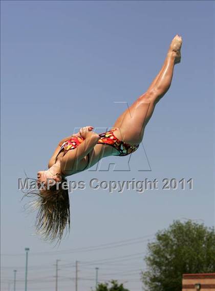 Thumbnail 2 in CIF SJS Girls Varsity Diving Finals photogallery.