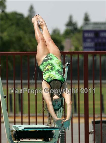 Thumbnail 1 in CIF SJS Girls Varsity Diving Finals photogallery.