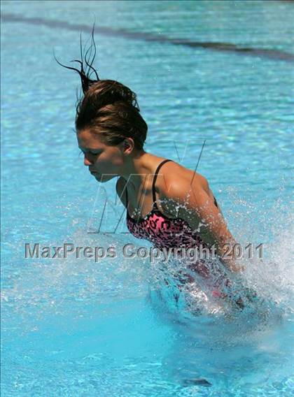 Thumbnail 3 in CIF SJS Girls Varsity Diving Finals photogallery.