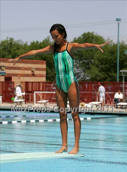 Thumbnail 2 in CIF SJS Girls Varsity Diving Finals photogallery.