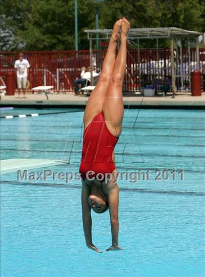 Thumbnail 1 in CIF SJS Girls Varsity Diving Finals photogallery.