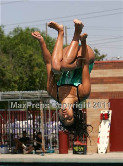 Thumbnail 1 in CIF SJS Girls Varsity Diving Finals photogallery.