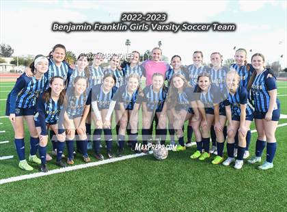 Thumbnail 1 in Benjamin Franklin vs Veritas Prep (AIA 3A Semifinal) photogallery.
