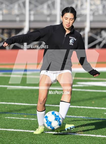 Thumbnail 1 in Benjamin Franklin vs Veritas Prep (AIA 3A Semifinal) photogallery.