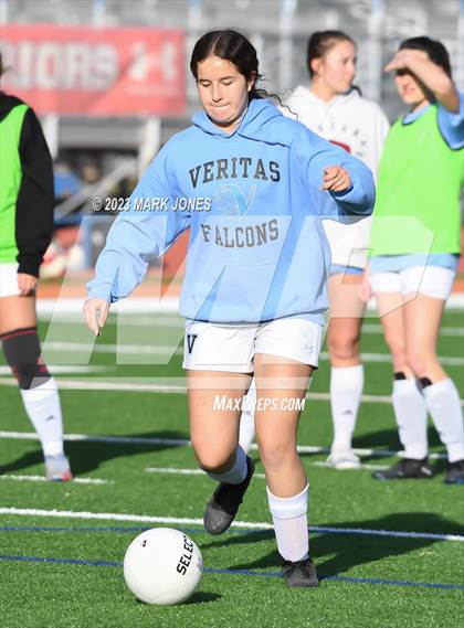 Thumbnail 1 in Benjamin Franklin vs Veritas Prep (AIA 3A Semifinal) photogallery.