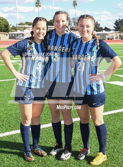 Thumbnail 2 in Benjamin Franklin vs Veritas Prep (AIA 3A Semifinal) photogallery.