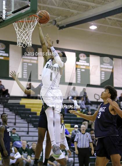 Thumbnail 3 in Varsity Opponent @ Briarcrest Christian  photogallery.