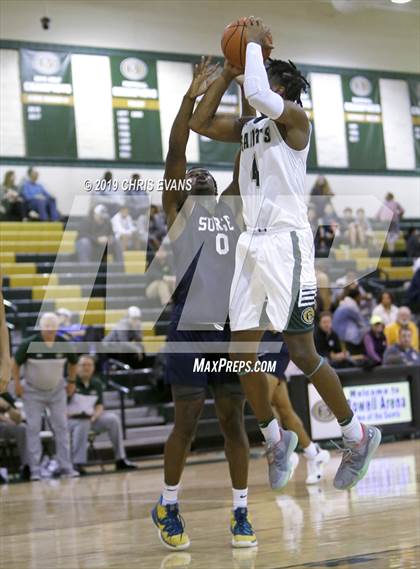 Thumbnail 1 in Varsity Opponent @ Briarcrest Christian  photogallery.