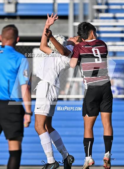 Thumbnail 3 in Dripping Springs vs Jordan (UIL 5A Boys Soccer State Semifinal) photogallery.