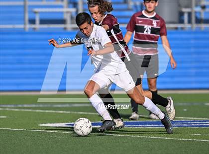 Thumbnail 3 in Dripping Springs vs Jordan (UIL 5A Boys Soccer State Semifinal) photogallery.