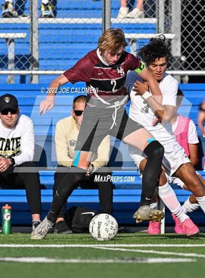 Thumbnail 1 in Dripping Springs vs Jordan (UIL 5A Boys Soccer State Semifinal) photogallery.