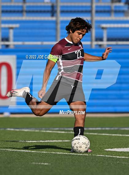 Thumbnail 1 in Dripping Springs vs Jordan (UIL 5A Boys Soccer State Semifinal) photogallery.