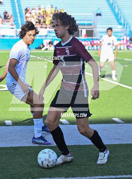 Thumbnail 1 in Dripping Springs vs Jordan (UIL 5A Boys Soccer State Semifinal) photogallery.