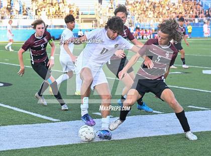 Thumbnail 2 in Dripping Springs vs Jordan (UIL 5A Boys Soccer State Semifinal) photogallery.