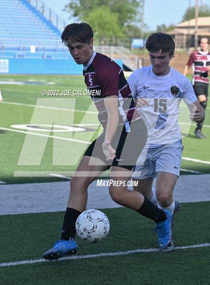 Thumbnail 2 in Dripping Springs vs Jordan (UIL 5A Boys Soccer State Semifinal) photogallery.