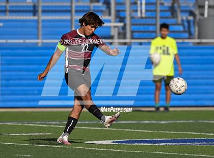 Thumbnail 1 in Dripping Springs vs Jordan (UIL 5A Boys Soccer State Semifinal) photogallery.