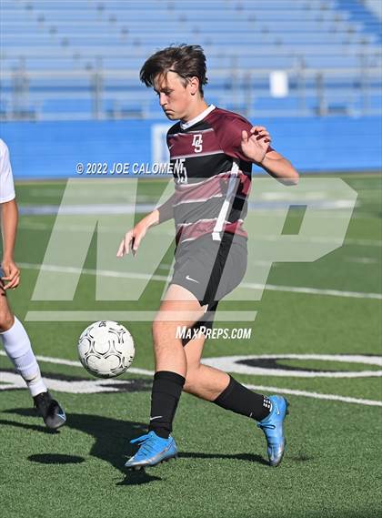 Thumbnail 2 in Dripping Springs vs Jordan (UIL 5A Boys Soccer State Semifinal) photogallery.