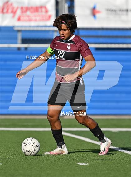 Thumbnail 2 in Dripping Springs vs Jordan (UIL 5A Boys Soccer State Semifinal) photogallery.