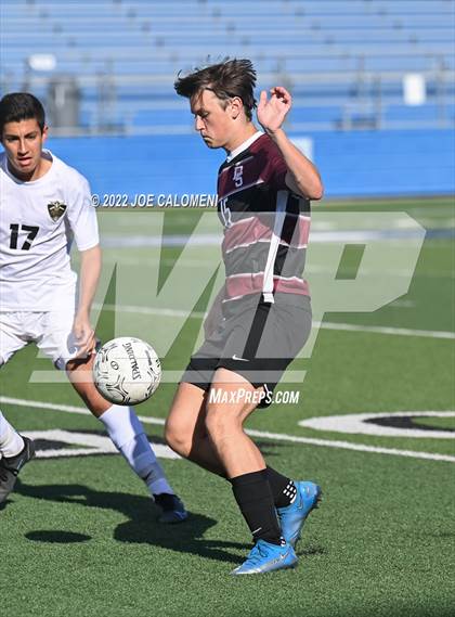 Thumbnail 1 in Dripping Springs vs Jordan (UIL 5A Boys Soccer State Semifinal) photogallery.