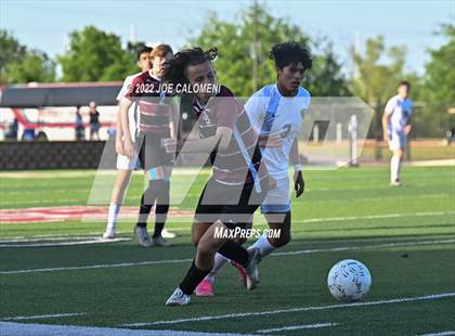 Thumbnail 2 in Dripping Springs vs Jordan (UIL 5A Boys Soccer State Semifinal) photogallery.