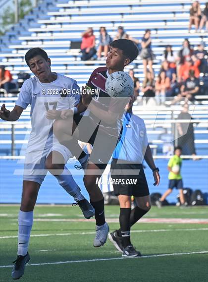 Thumbnail 2 in Dripping Springs vs Jordan (UIL 5A Boys Soccer State Semifinal) photogallery.