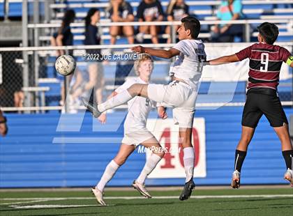 Thumbnail 2 in Dripping Springs vs Jordan (UIL 5A Boys Soccer State Semifinal) photogallery.