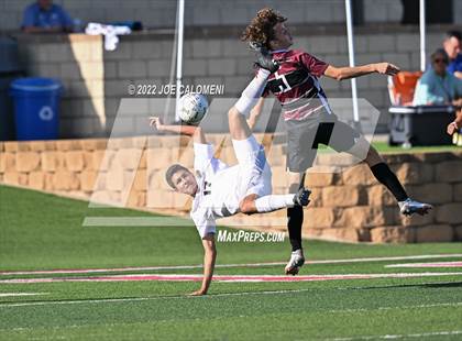 Thumbnail 2 in Dripping Springs vs Jordan (UIL 5A Boys Soccer State Semifinal) photogallery.