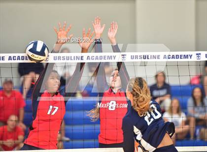 Thumbnail 2 in Teurlings Catholic @ Ursuline Academy (Catholic League Tournament) photogallery.