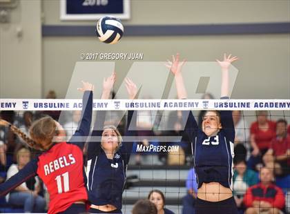 Thumbnail 3 in Teurlings Catholic @ Ursuline Academy (Catholic League Tournament) photogallery.