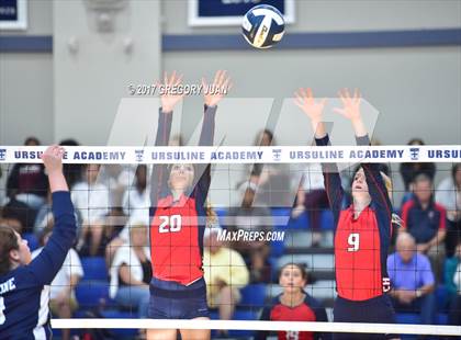 Thumbnail 1 in Teurlings Catholic @ Ursuline Academy (Catholic League Tournament) photogallery.