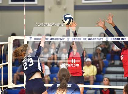 Thumbnail 3 in Teurlings Catholic @ Ursuline Academy (Catholic League Tournament) photogallery.
