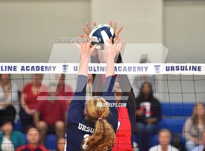 Thumbnail 3 in Teurlings Catholic @ Ursuline Academy (Catholic League Tournament) photogallery.