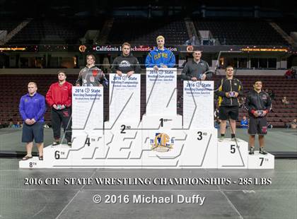 Thumbnail 2 in CIF State Boys Wrestling Championships (Podium Awards) photogallery.