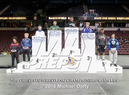 Thumbnail 3 in CIF State Boys Wrestling Championships (Podium Awards) photogallery.