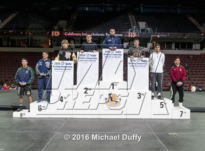 Thumbnail 2 in CIF State Boys Wrestling Championships (Podium Awards) photogallery.