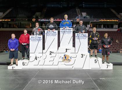 Thumbnail 1 in CIF State Boys Wrestling Championships (Podium Awards) photogallery.