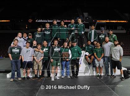 Thumbnail 1 in CIF State Boys Wrestling Championships (Podium Awards) photogallery.