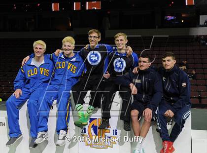 Thumbnail 1 in CIF State Boys Wrestling Championships (Podium Awards) photogallery.