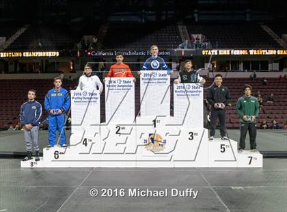 Thumbnail 2 in CIF State Boys Wrestling Championships (Podium Awards) photogallery.