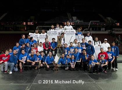 Thumbnail 1 in CIF State Boys Wrestling Championships (Podium Awards) photogallery.
