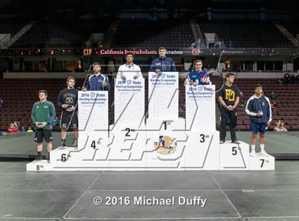 Thumbnail 3 in CIF State Boys Wrestling Championships (Podium Awards) photogallery.