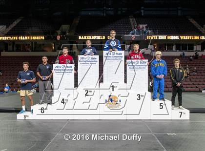 Thumbnail 1 in CIF State Boys Wrestling Championships (Podium Awards) photogallery.