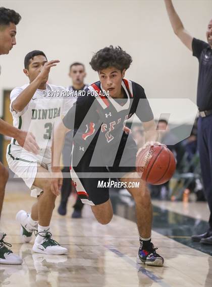 Thumbnail 3 in Dinuba vs. Selma (68th Annual Kingsburg Lions Club Tournament) photogallery.