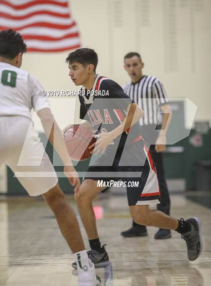 Thumbnail 1 in Dinuba vs. Selma (68th Annual Kingsburg Lions Club Tournament) photogallery.