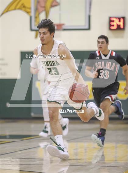 Thumbnail 3 in Dinuba vs. Selma (68th Annual Kingsburg Lions Club Tournament) photogallery.
